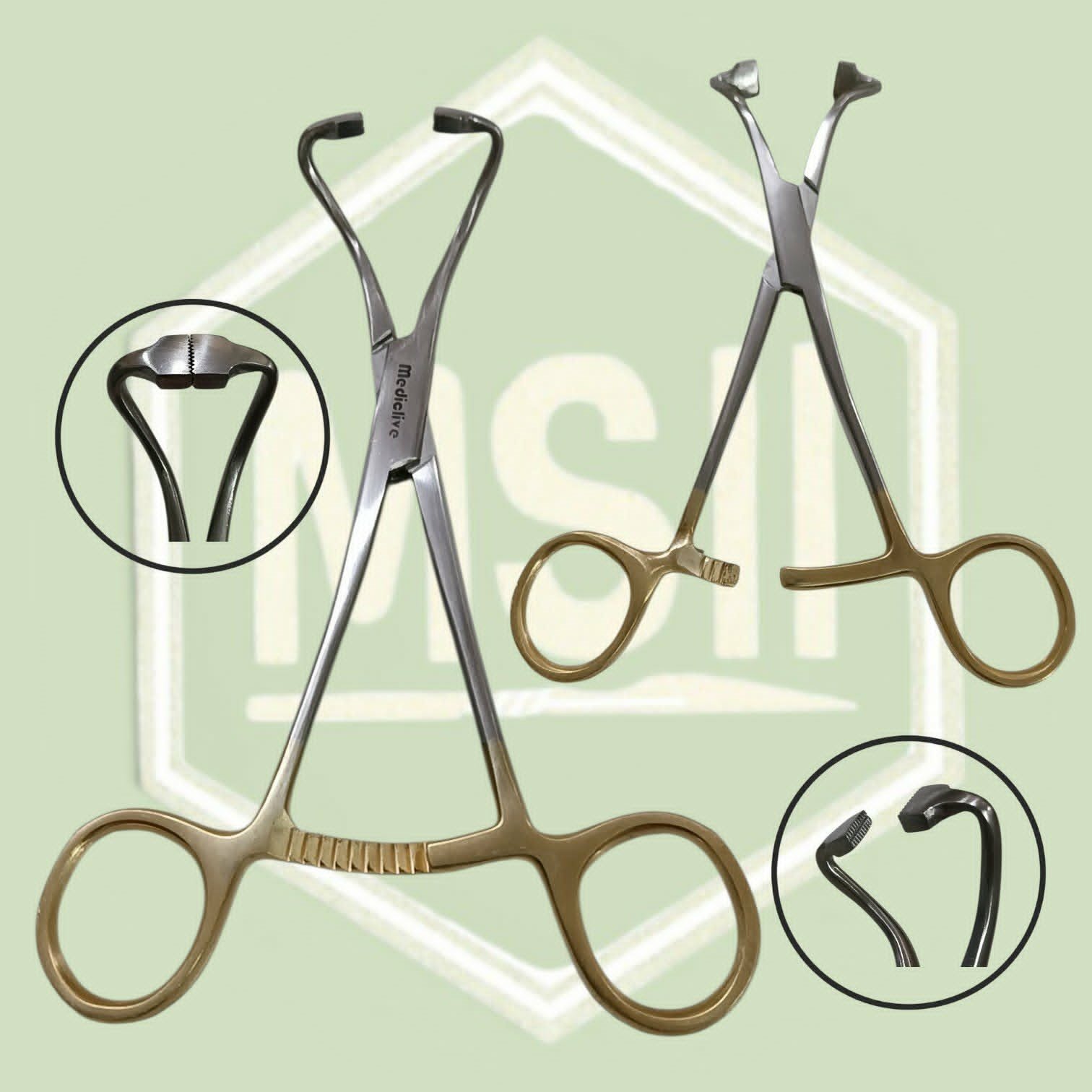 PEERSBERTMAN TOWEL FORCEP SERRTAED 14.5CM5CM